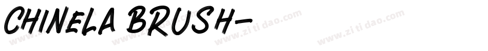 Chinela Brush字体转换